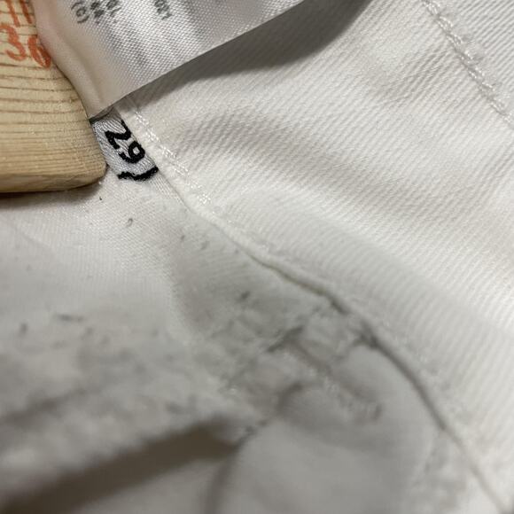 Guess Jeans Womens 29 White Daredevil Boot Bootcut Rhinestone Stretch Denim - Picture 6 of 11